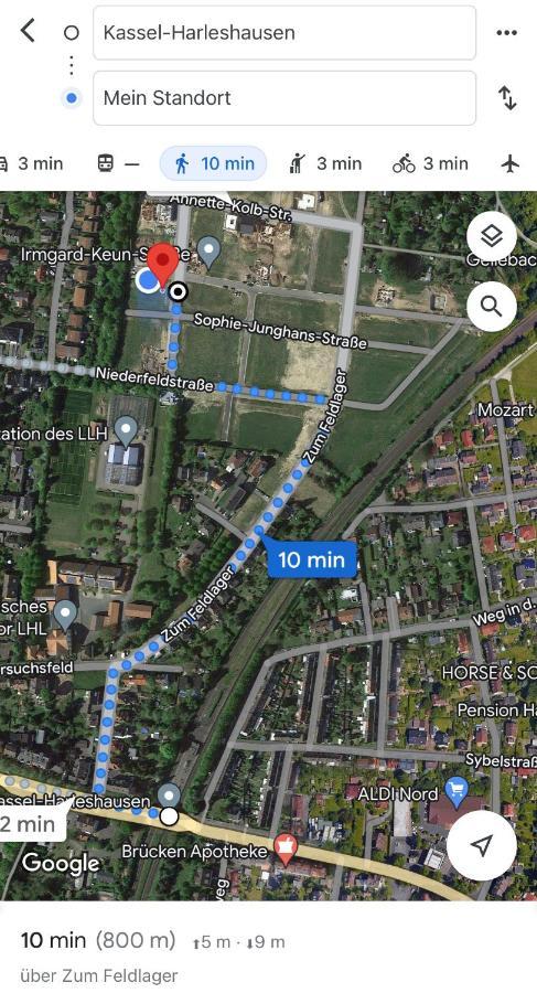 Gemuetliches Und Lichtdurchflutetes Penthouse Mit Sternenhimmelblick, Boxspringbett Und Terrasse - Gute Anbindung An Die Innenstadt Kassel Zewnętrze zdjęcie